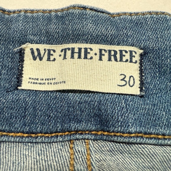 We the Free Jayde Flare Jeans Size 30 70s Boho Hippie Festival High Waist Bell - Picture 6 of 8